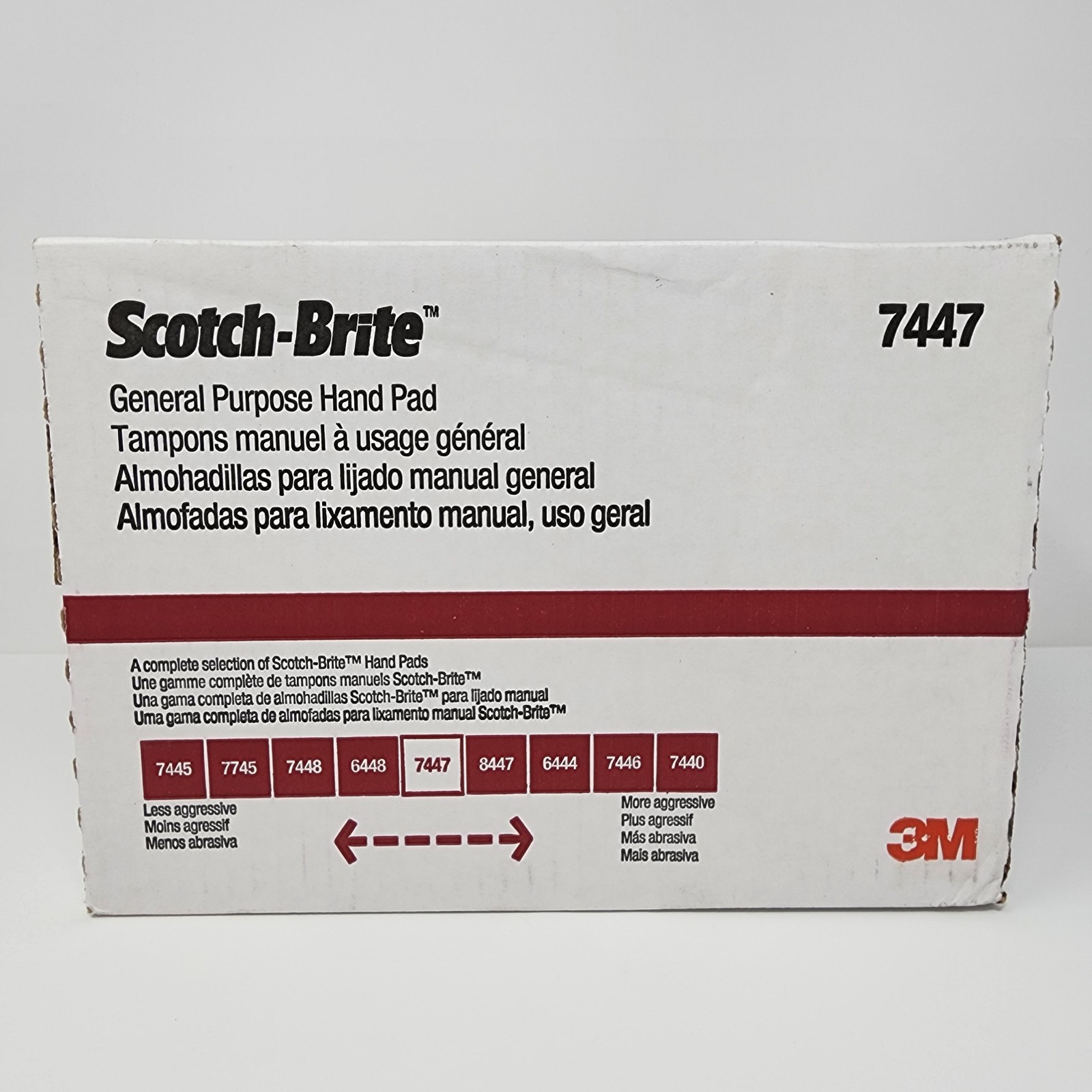 3M 7447 Scotch-Brite General Purpose Hand Pad 6″ x 9″ (20 Pads)