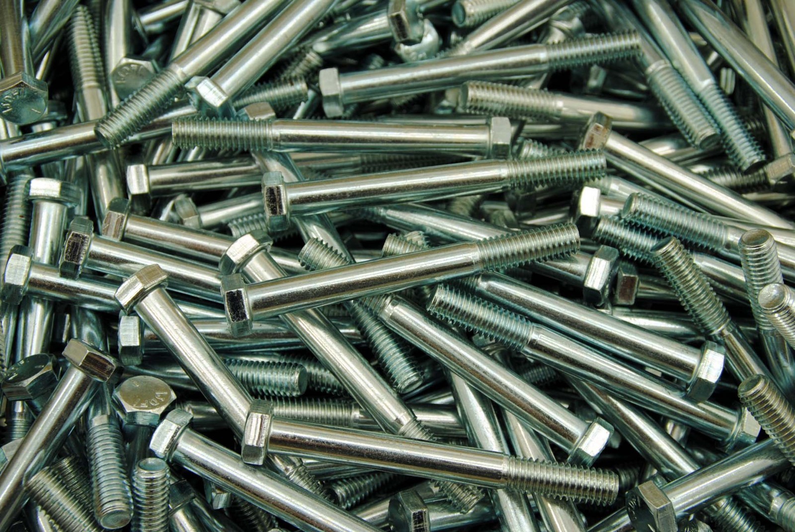 (55) Hex Head 3/8-16 x 3-1/2 Grade 5 Bolts Zinc Plated Cap Screws
