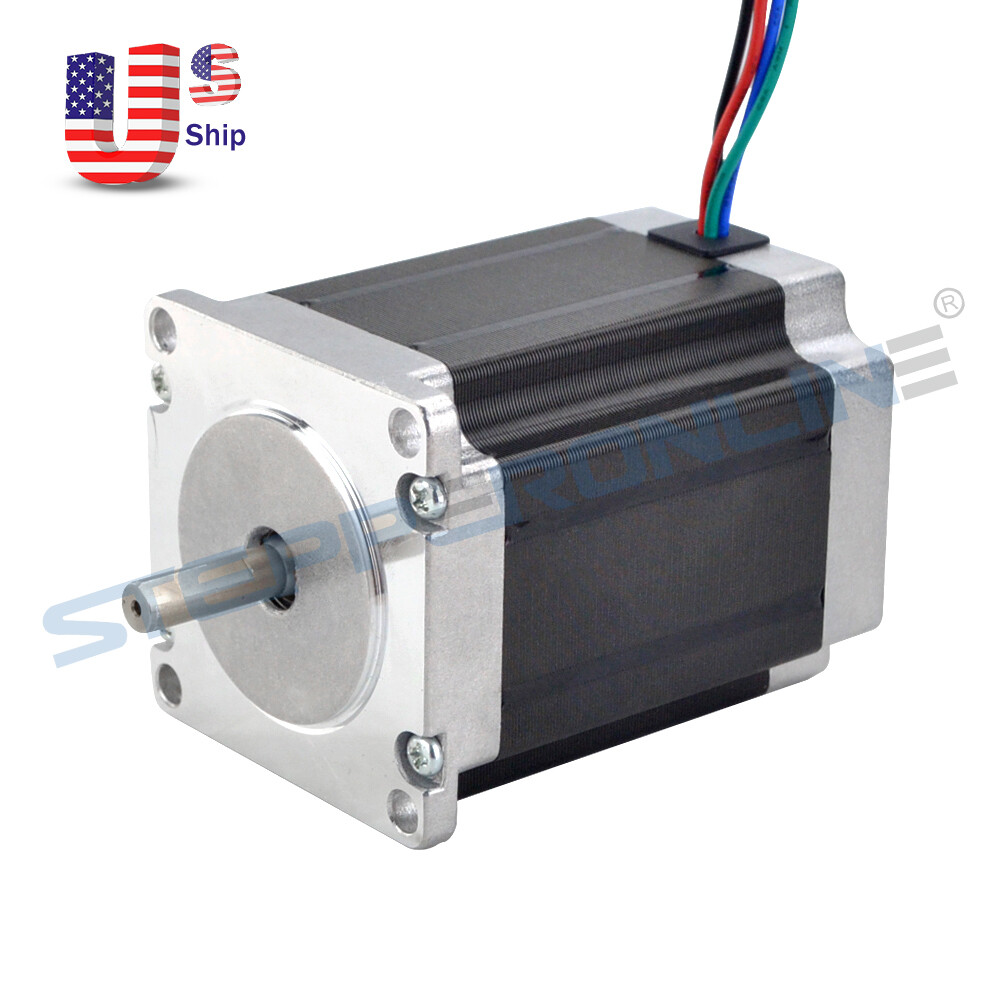 Nema 23 Stepper Motor 1.9Nm(269oz.in) 2.8A 76mm CNC Mill Robot Lathe 3D Printer