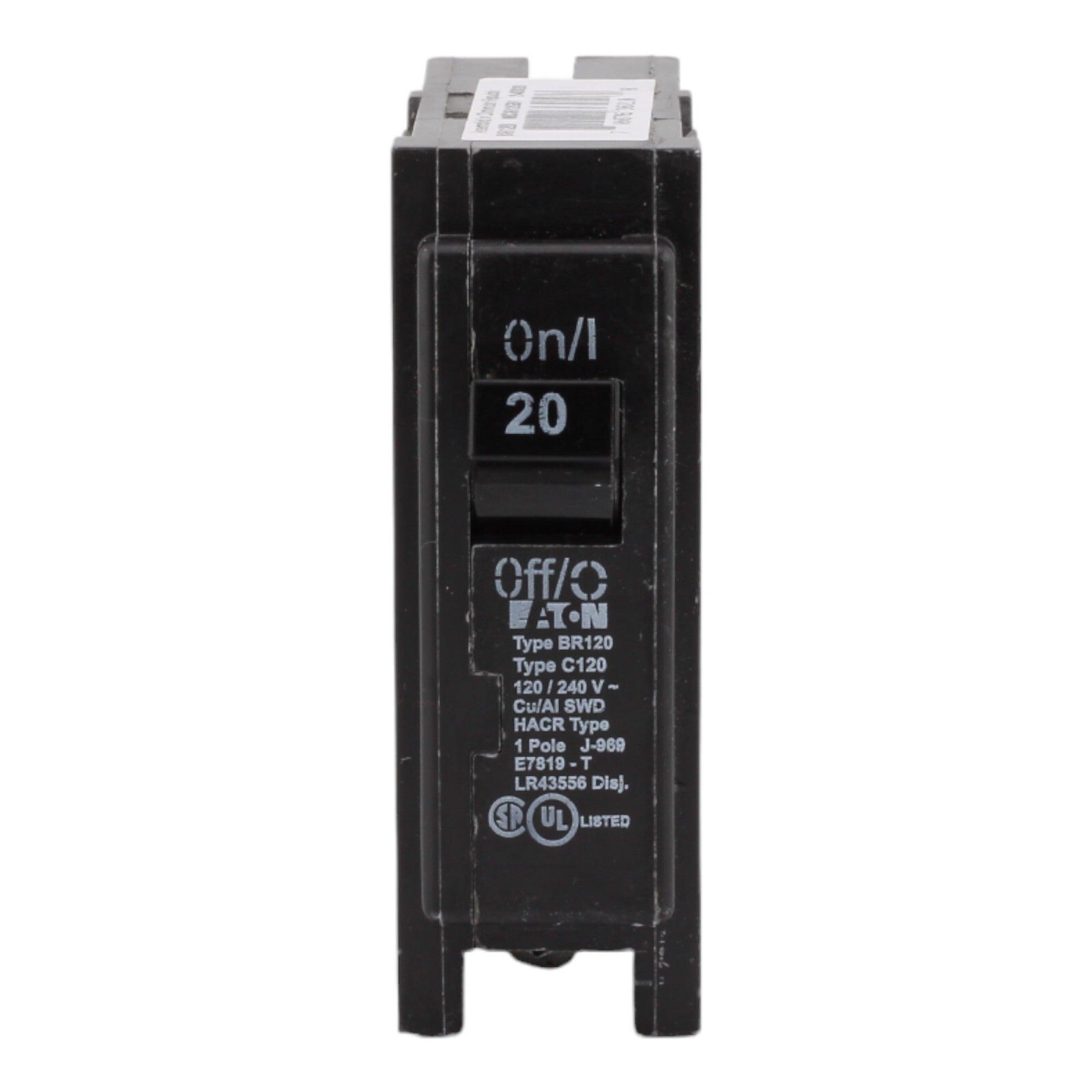 LOT OF 10 NEW Eaton BR120 Plug In Type BR Circuit Breaker 1 Pole 20 Amp