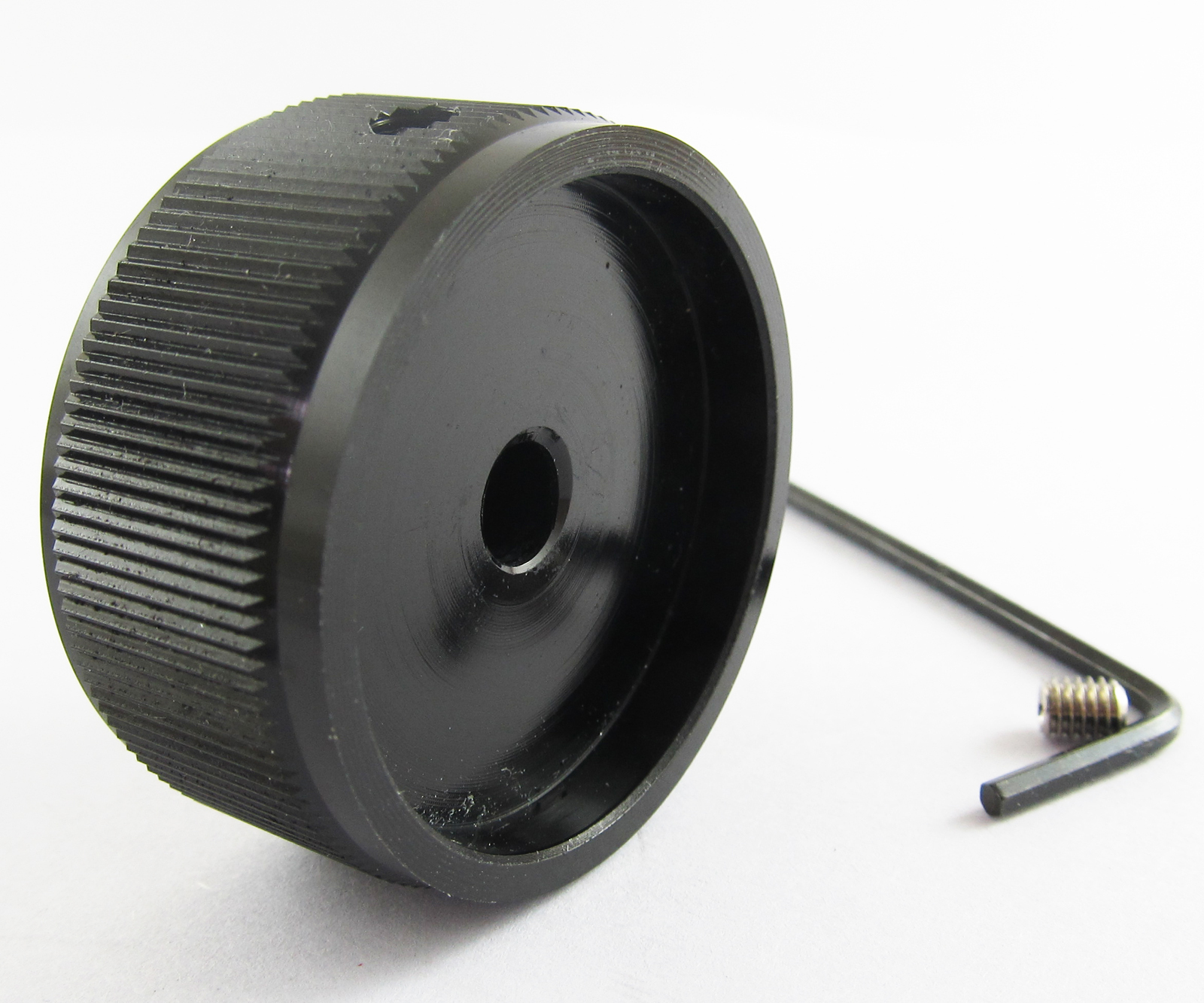 1pc High Quality Black Color Aluminum Audio Rotary pots Knob 30mm x 19mm NEW