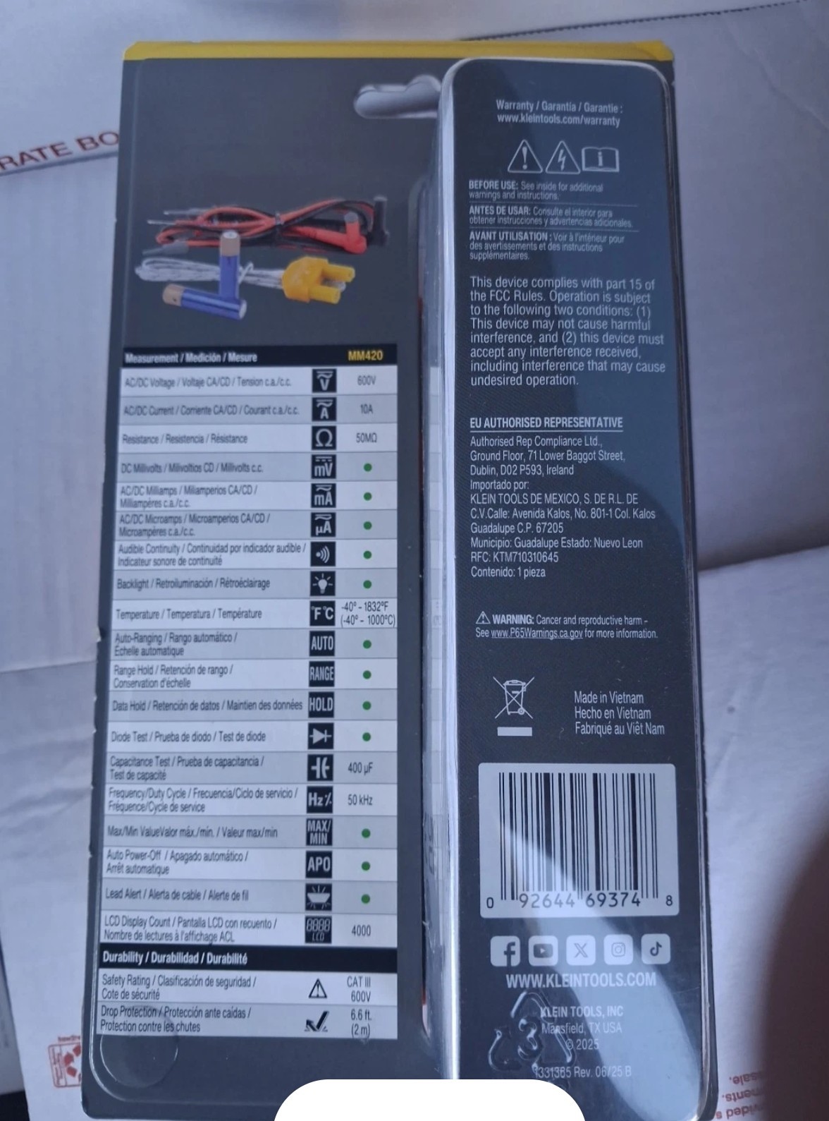 Klein Tools MM420 Digital Multimeter