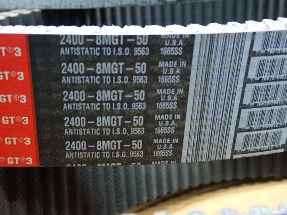 GATES POWERGRIP GT4 BELTS, 12PCS 2400-8MGT-50