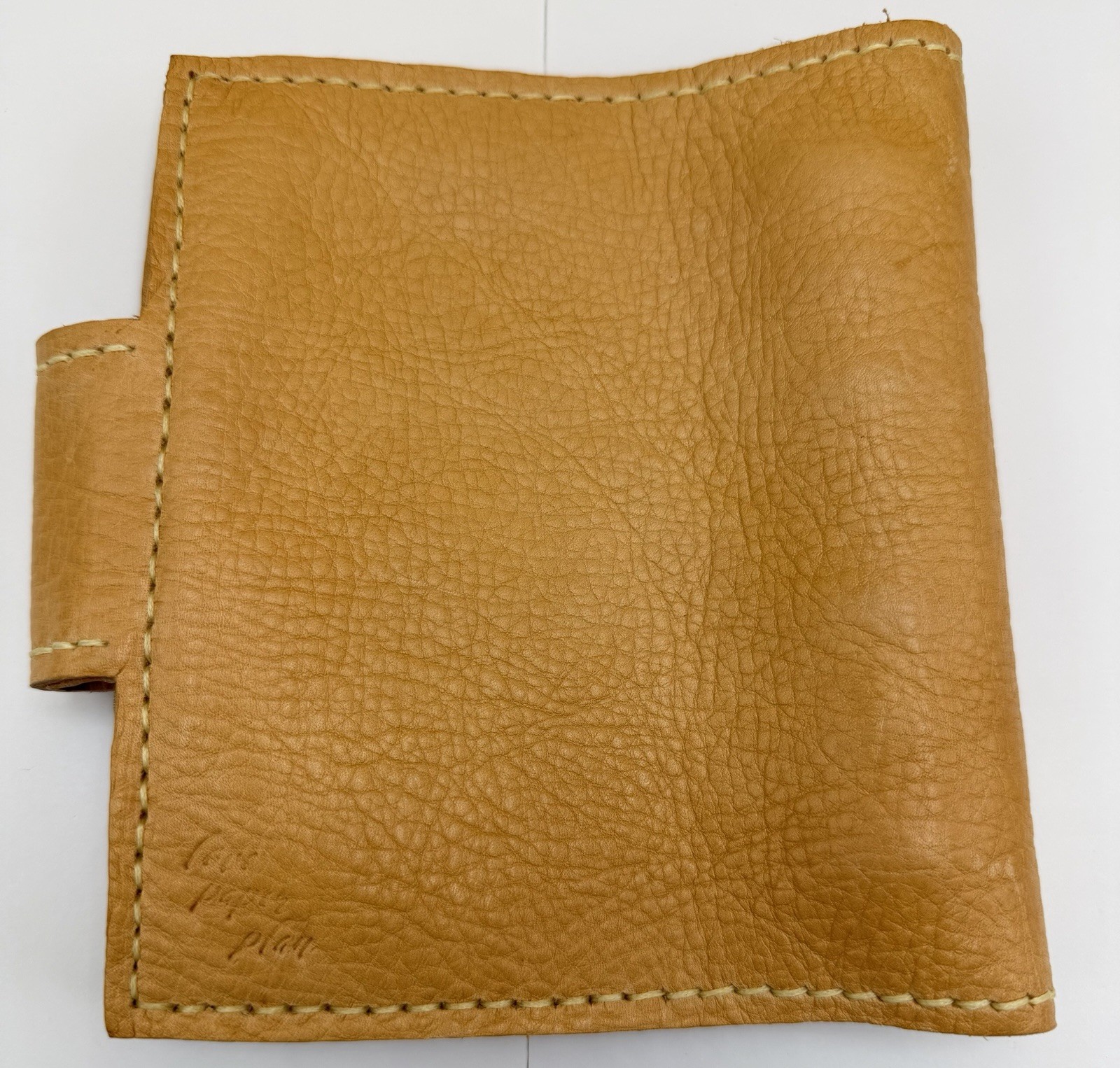 Love Paper Plan Personal Size Leather Planner 25mm Rings Natural Veg Tan
