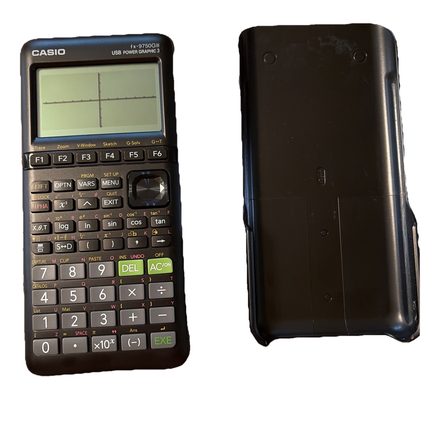 Casio fx-9750GIII Graphing Calculator Power Graphic 3 Black Tested Works