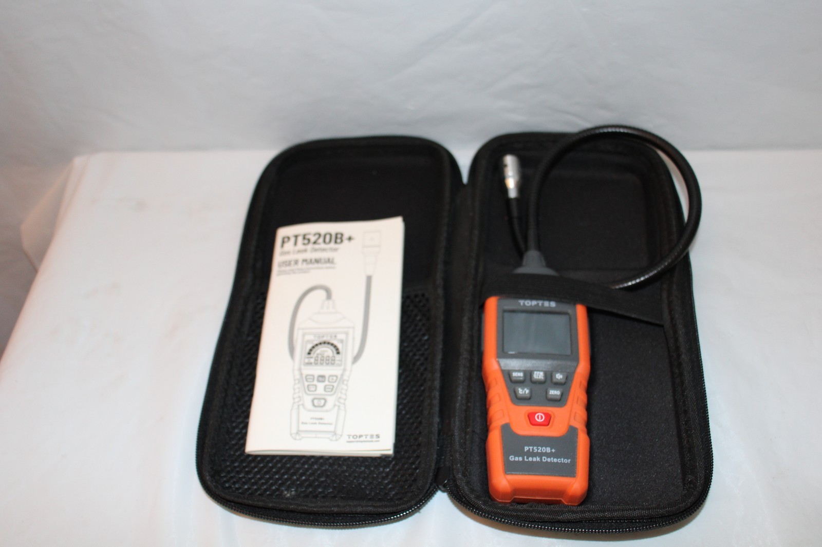 TOPTES PT520B+ Combustible Gas Leak Detector w/CASE «TESTED WORKING»