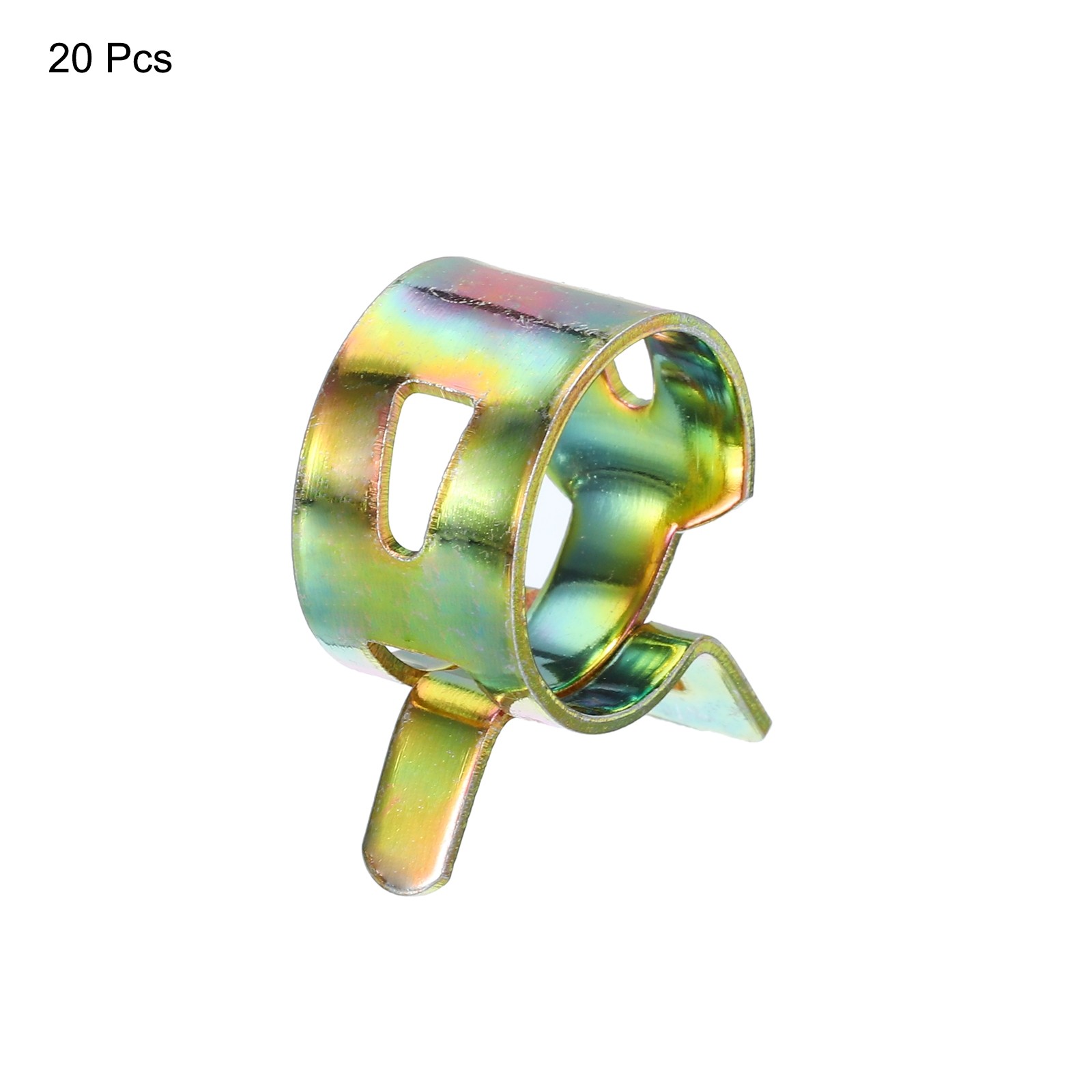 20Pack ID 14mm 9/16inch Fuel Line Hose Clips,Pipe Clamps,Spring Hose Clamp