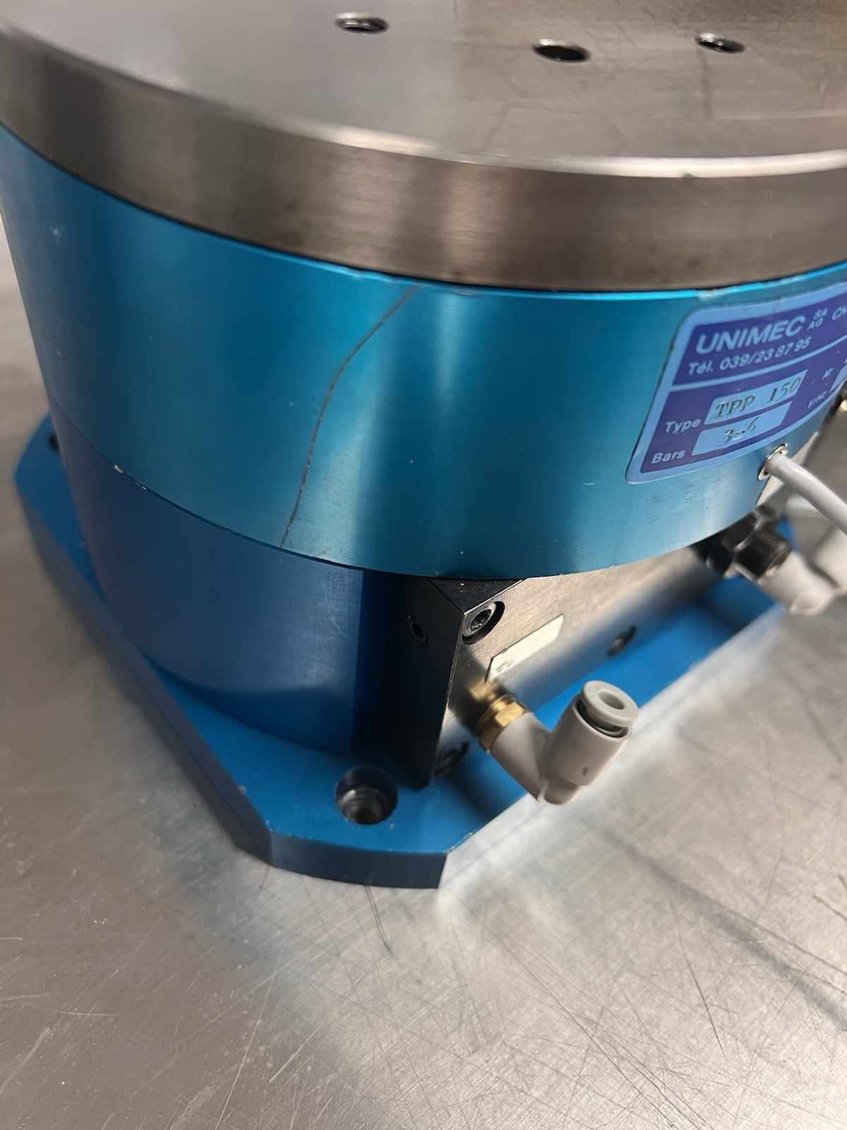 Unimec Type TPP 150 Pneumatic Rotary Indexing Table