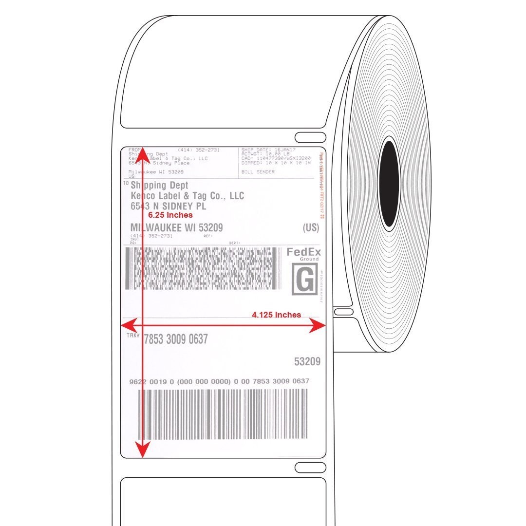 12 Rolls Thermal Shipping Labels 4×6 Compatible Dymo 4XL Labelwriter 1744907 New