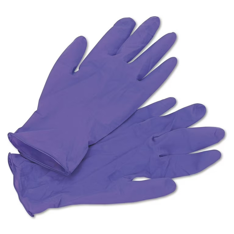 Halyard Purple 55082 Nitrile Exam Glove Size: Medium Box of 100