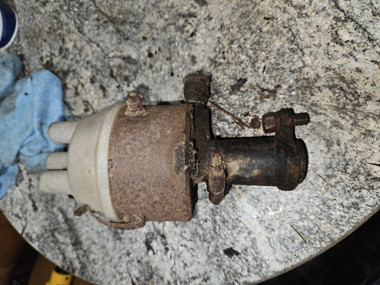 Massey Harris 81 Tractor Auto Lite Distributor Assembly With Mounting Stud