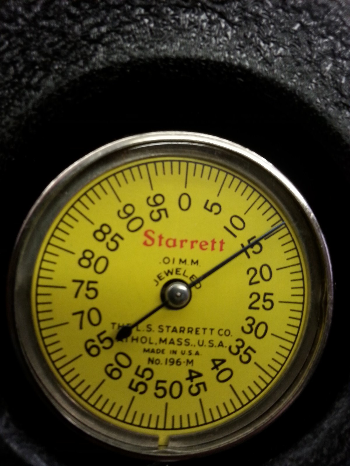Starrett 192MZ Vibrometer .02mm Graduation Metric IN STOCK VINTAGE!