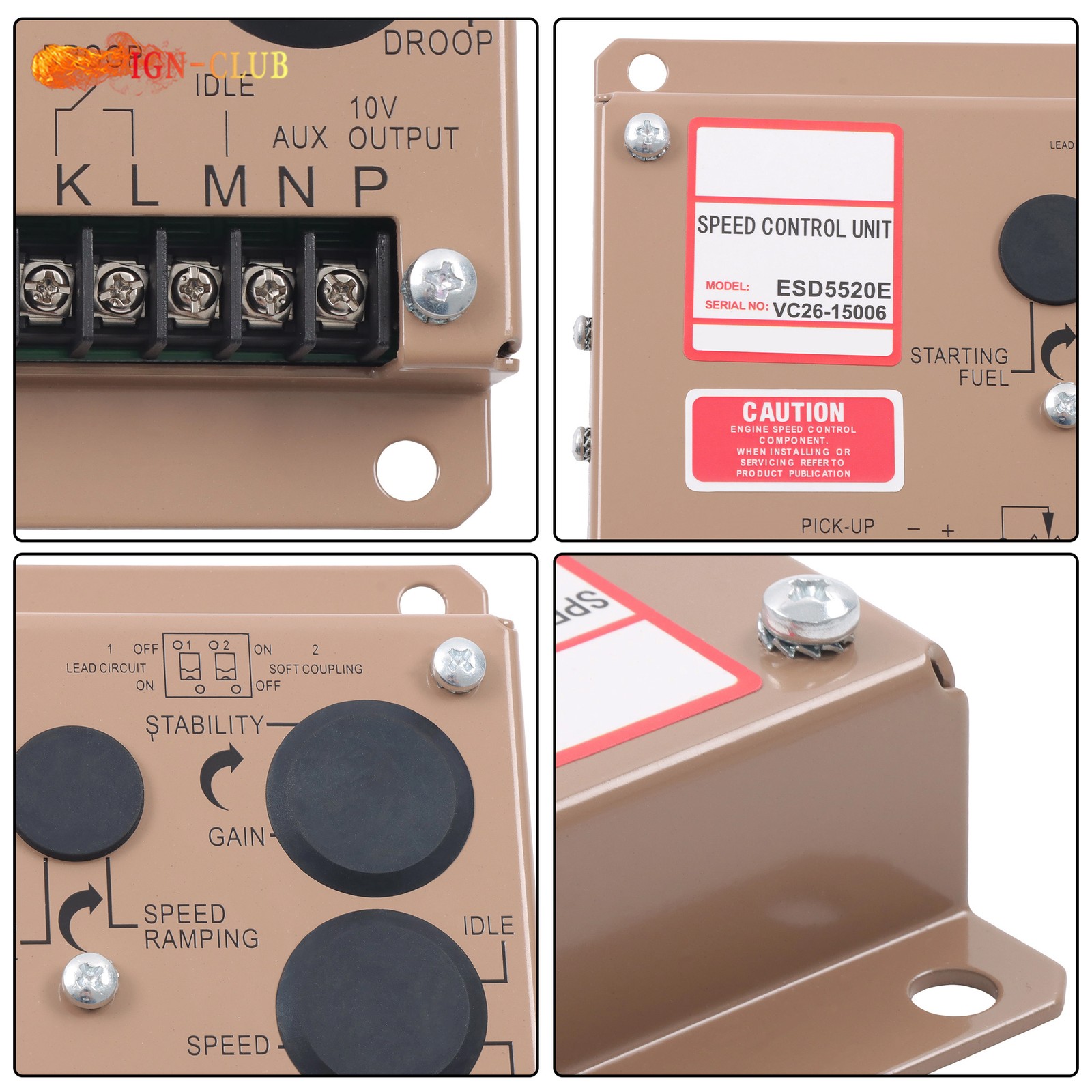 ESD5520E Electronic Governor Speed Controller for Generator System