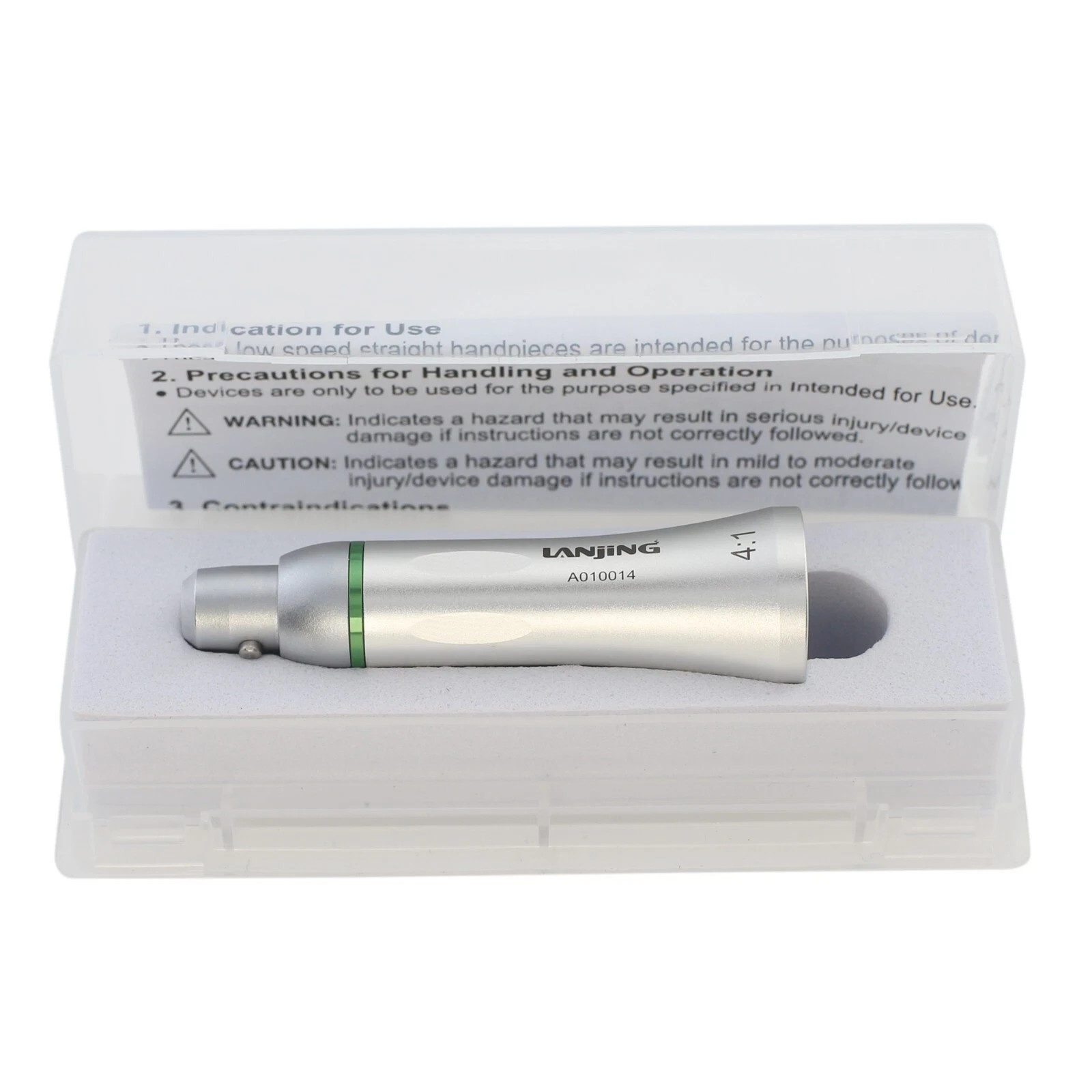 Dental Hygienist Prophy Handpiece Integrity Air Motor 4 Holes 3 Nose Cones Kit