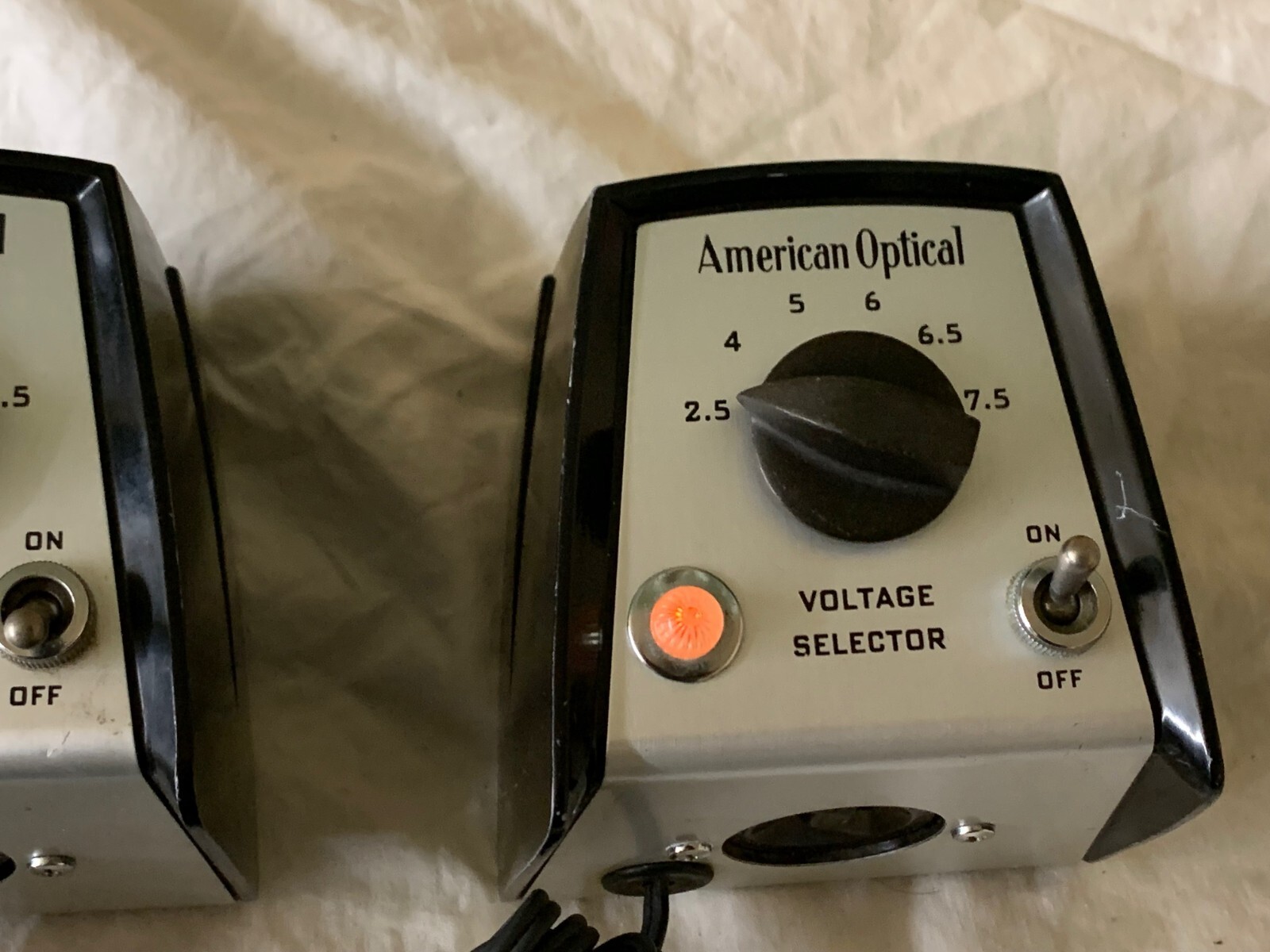 American Optical Voltage Selector Mod. 350 2.5 – 7.5 volts A/C 60 Cycle 28VA