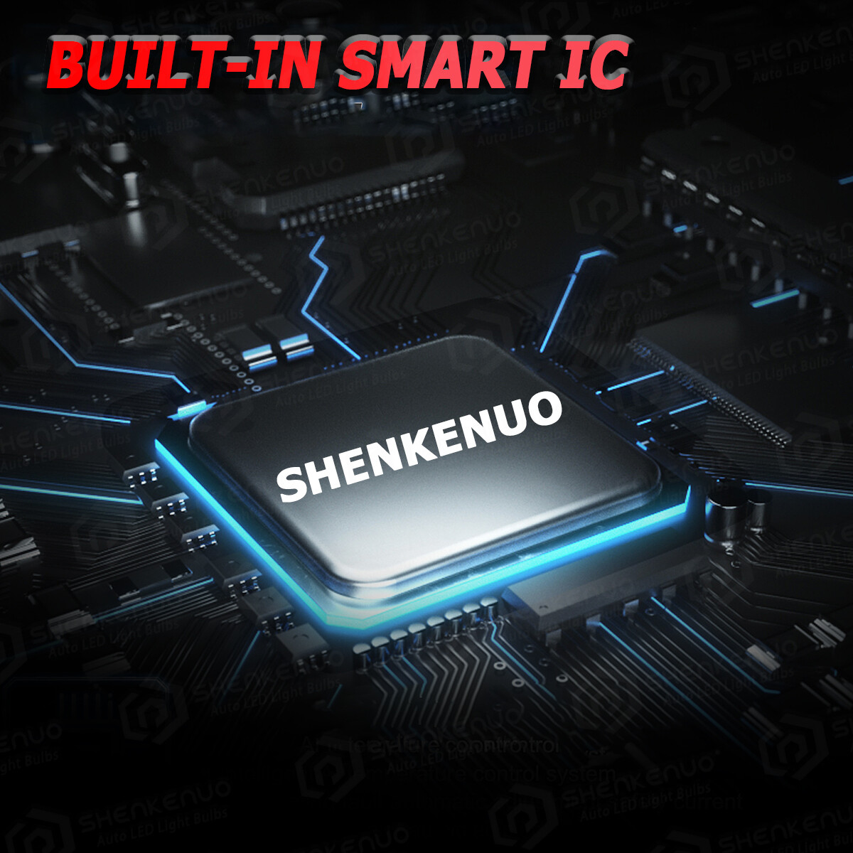 Pair Super CSP LED light bulbs for Case IH Tractor MXU, Steiger, STX series 12v