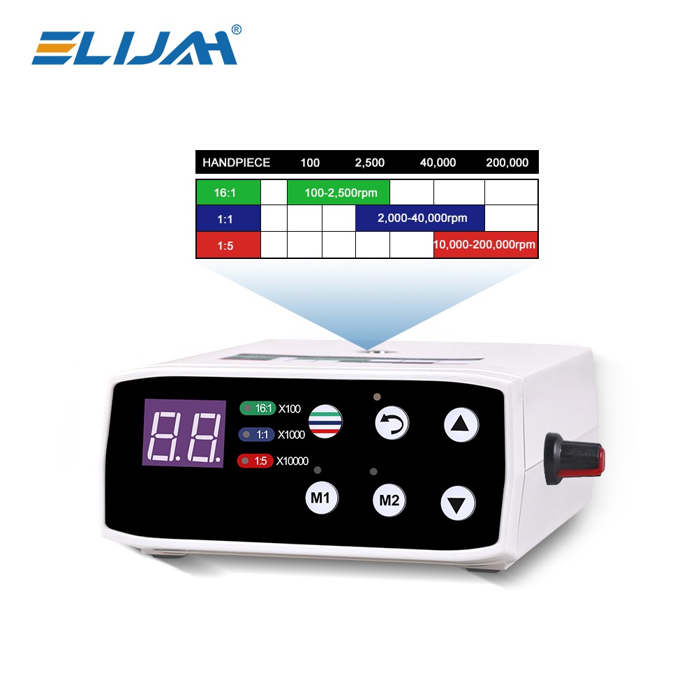 Dental LED Brushless Electric Micro Motor/1:1/1:5 Contra Angle Handpiece E-type