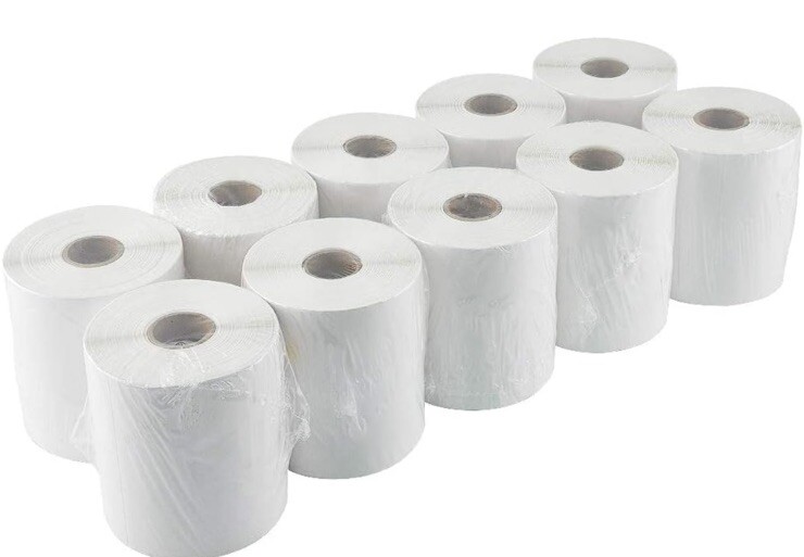 10 Rolls 4×6 Direct Thermal Shipping Labels – 250 Per roll – 2500 Blank labels
