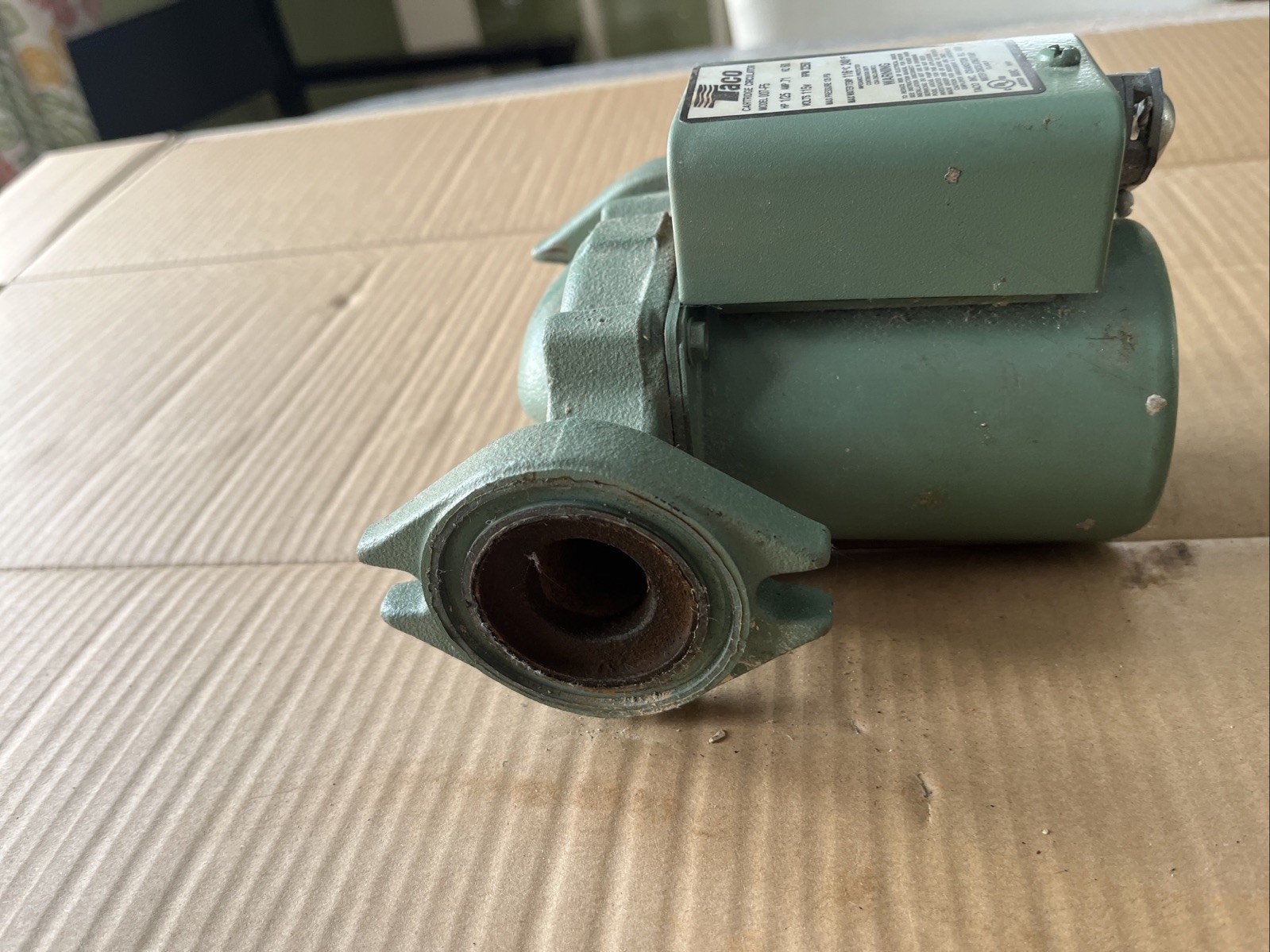 Not Tested. Taco 007-F5 Cast Iron Circulator, 1/25 HP