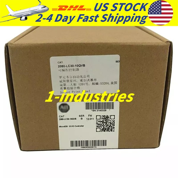 New Allen-Bradley 2080-LC30-10QVB with 12-Month Manufacturer Warranty