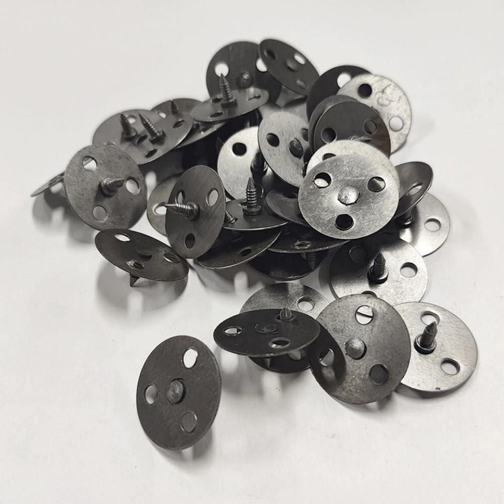 100/50Pc Tire Puncture Spikes Heavy Portable Duty Carbon Steel Round Road Spikes