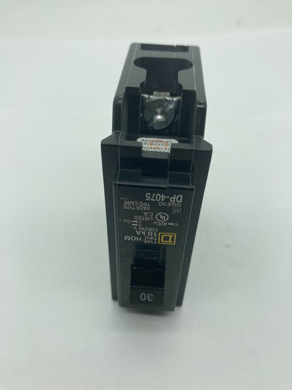 New Homeline HOM130CP 1 Pole 30 Amp 120 240V AC Plug In Square D Breaker 1 Pack
