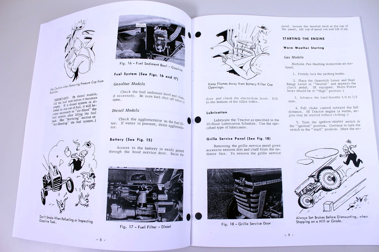 Massey Ferguson Mf 135 Tractor Owners Operators Manual Book Gas Diesel All Years
