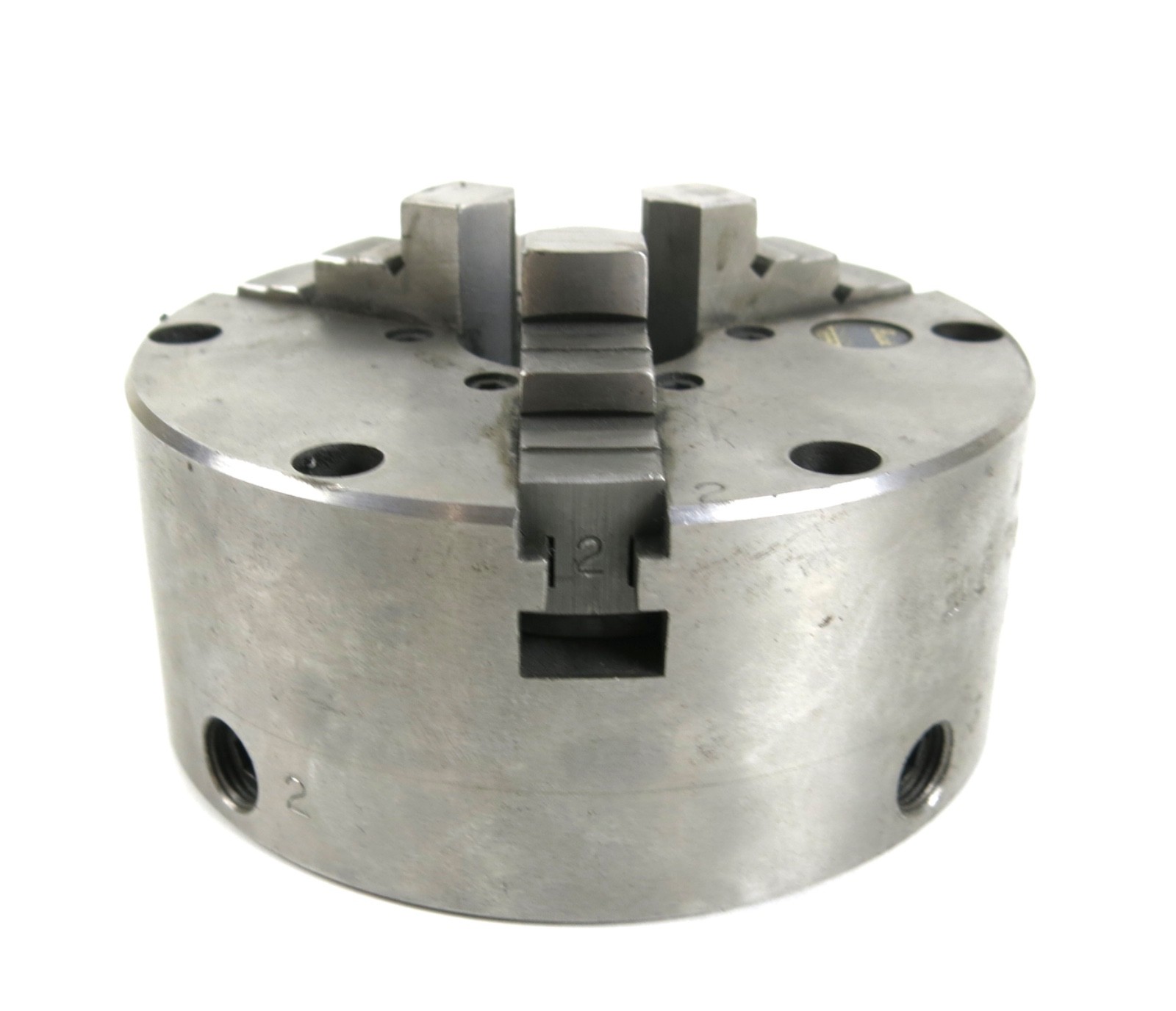 Buck 2534 3-Jaw 5″ Adjust-Tru Self Centering Lathe Chuck w/ Plain Back
