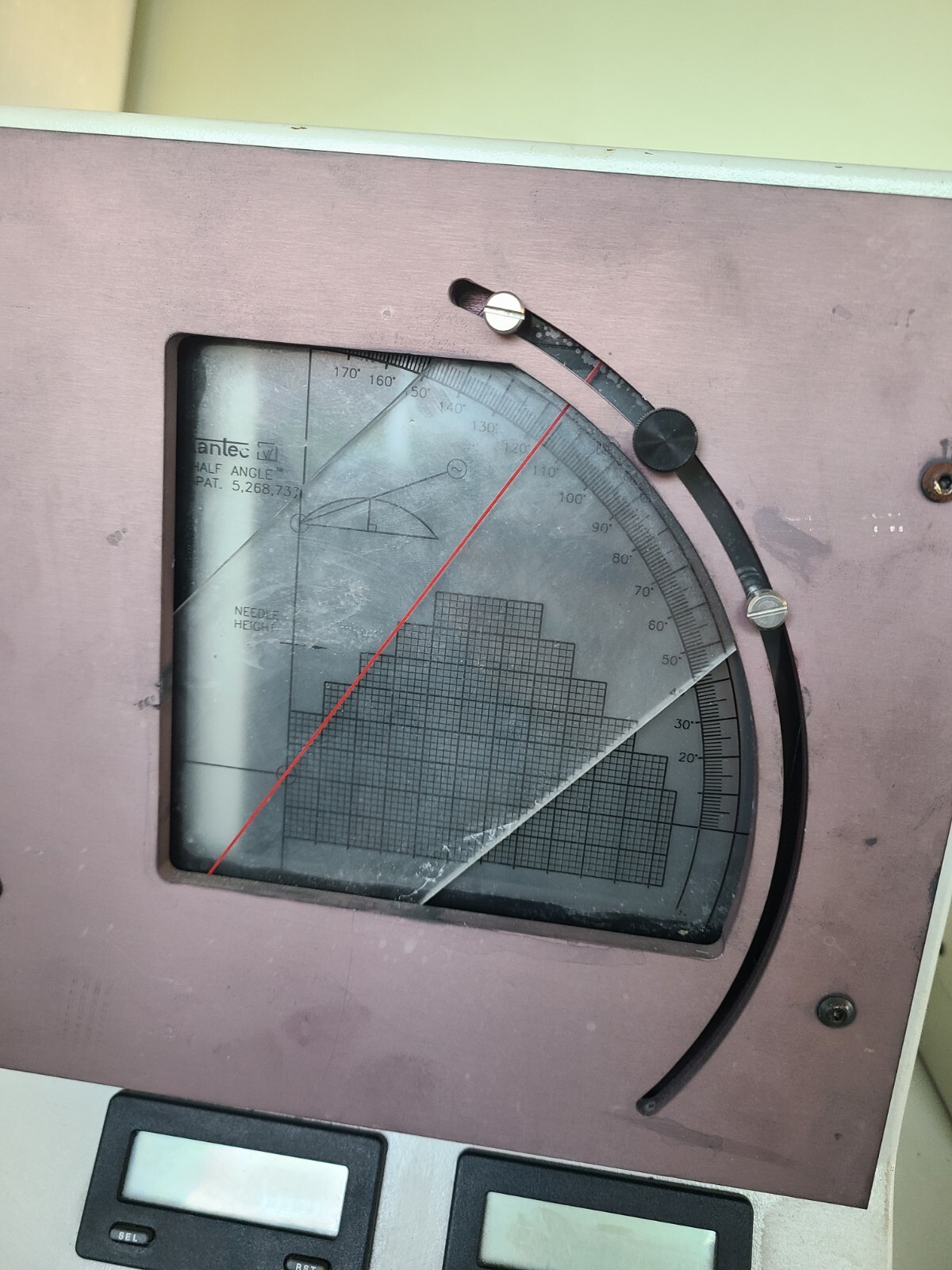 TanTec CAM-WAFER Series Contact Angle Meter, Powers Up, AS IS For Parts Or Repai