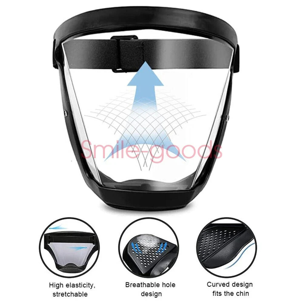 Anti-Fog Safety Face Mask Dust Splash Resistant Cycling Work Grinding Shield