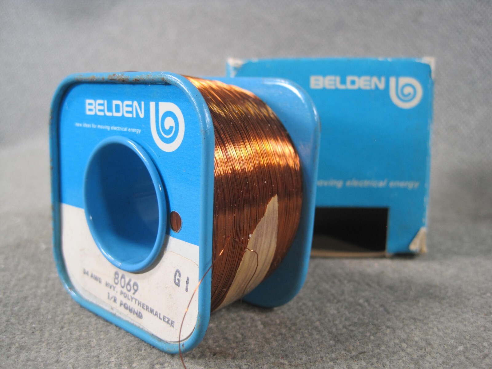 Belden Magnet Wire Lot of 4 Assorted Rolls As Listed Pictured and Weighed.