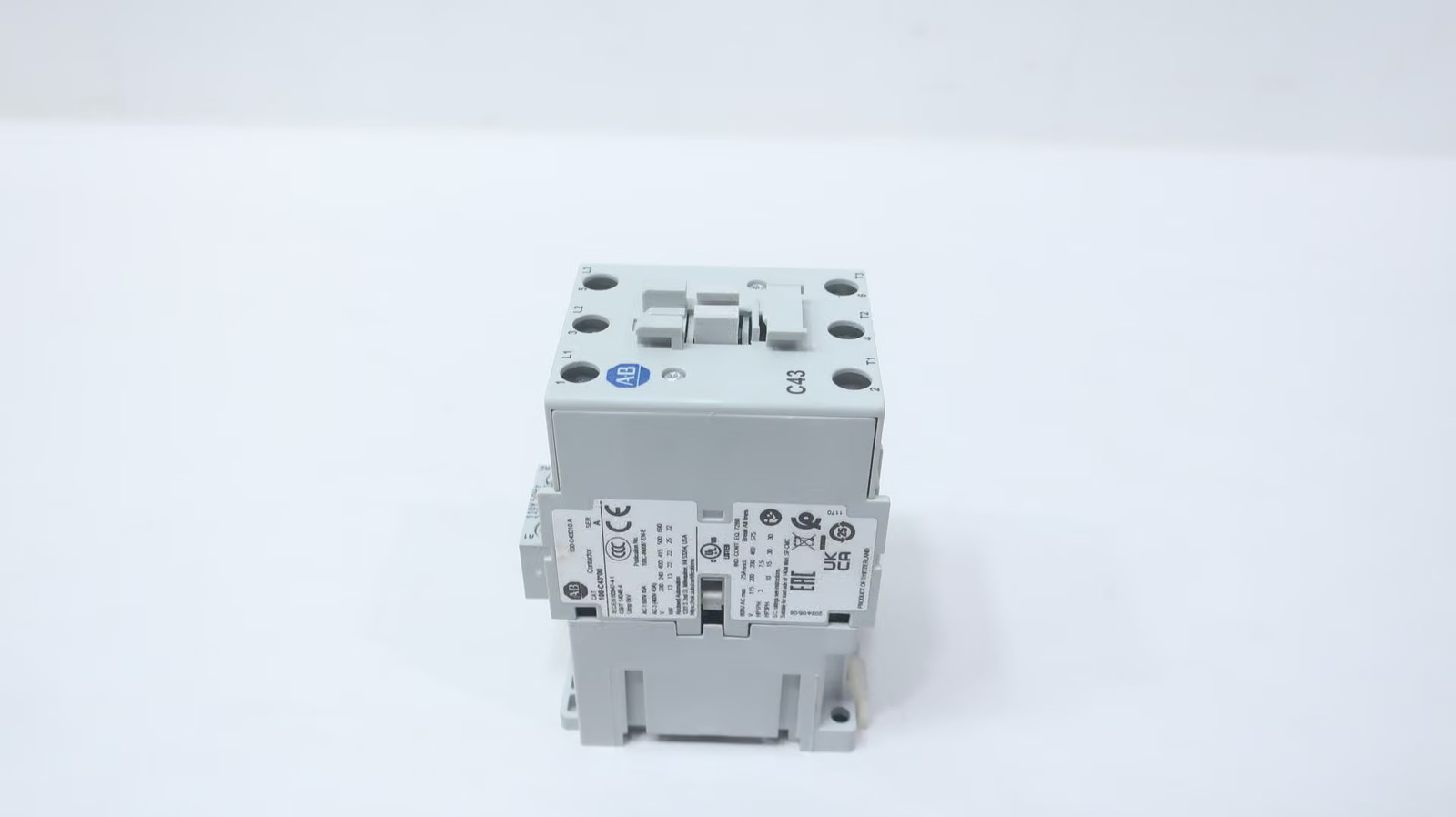 Allen Bradley 100-C43D10 Ac Contactor 30hp 75a Amp 120v-ac