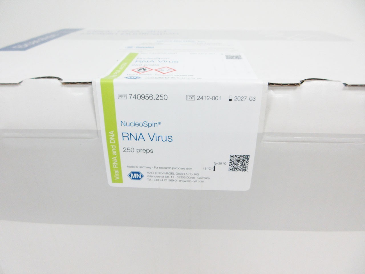 MACHEREY-NAGEL 740956.250 NUCLEOSPIN RNA VIRUS COLUMNS VIRAL RNA DNA EXP 2027-03