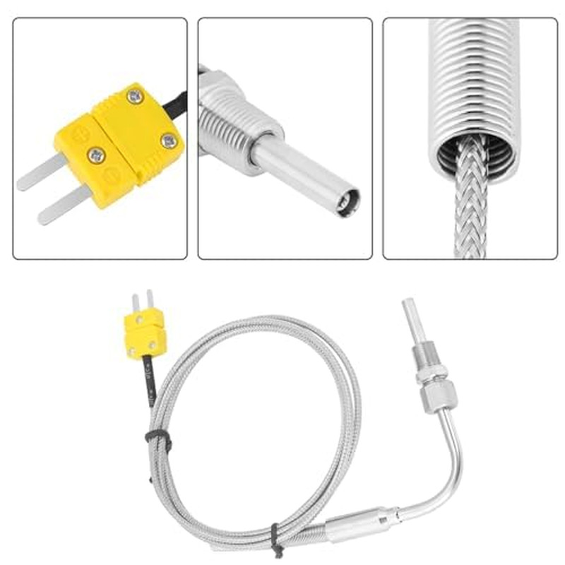 EGT Thermocouple K Type 1/8″ NPT Temperature Probe Sensors Exhaust Gas Temp Pro