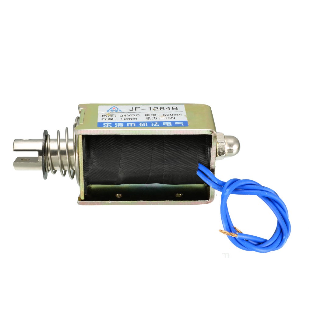 DC 24V 500mA 55N 10mm,Pull Push Type Frame Linear Solenoid Electromagnet Factory
