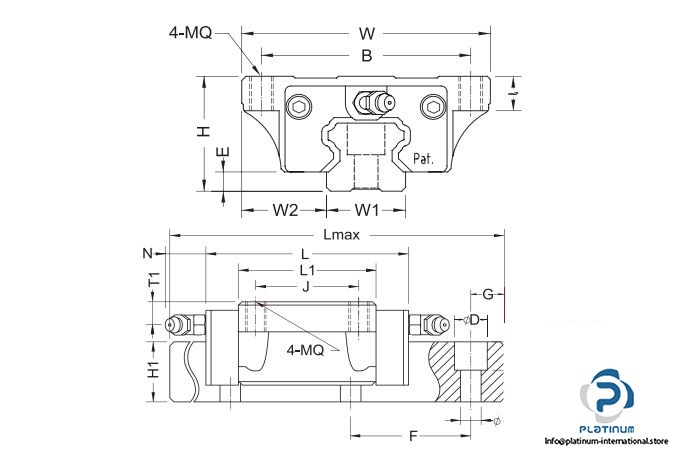 ABBA BRC20A0 LINEAR GUIDEWAY BLOCK_ABBA BRC 20 A0
