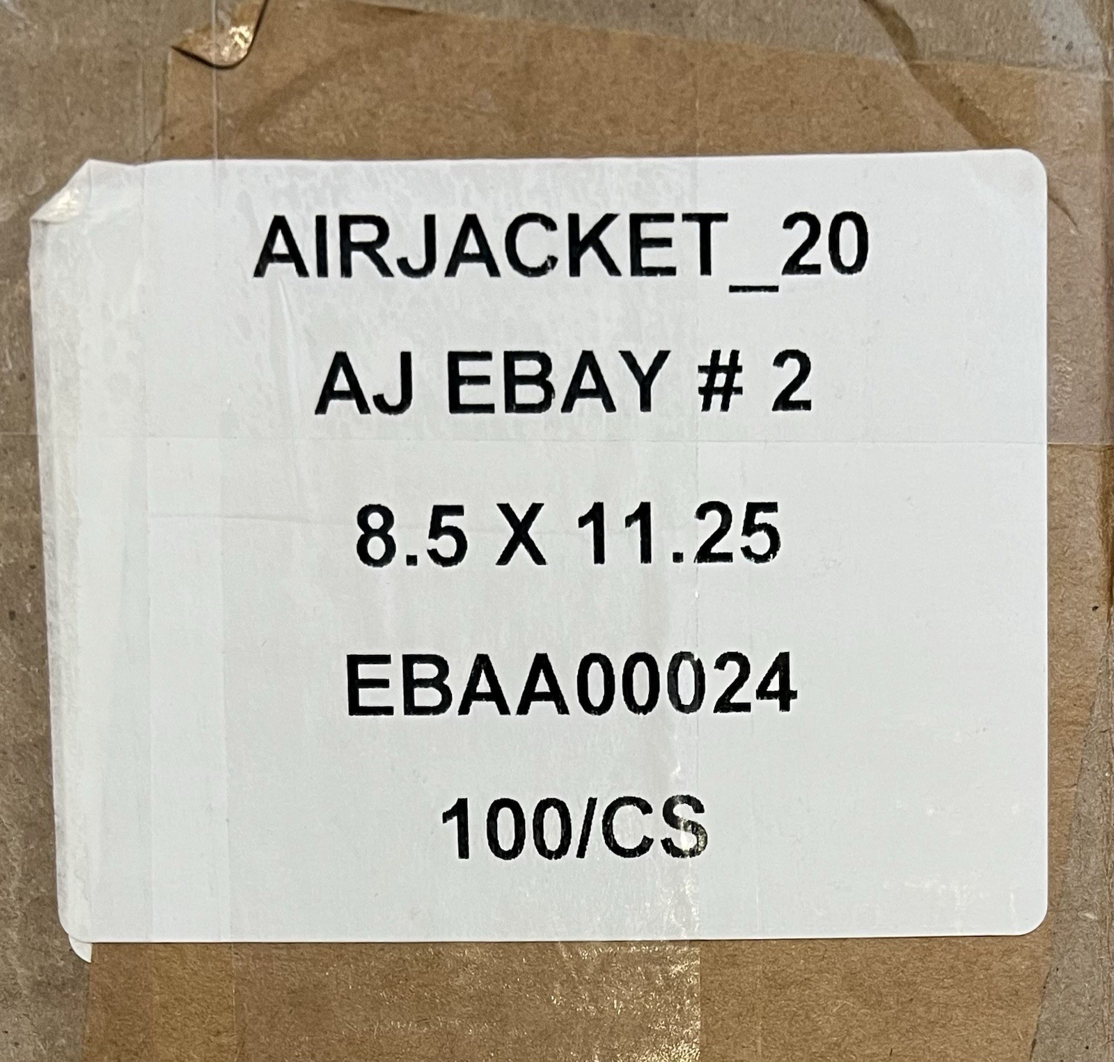 100pk – EBAY Padded Airjacket 8.5″ x 11.25″ | SHIPPING SUPPLIES #Airjacket_20