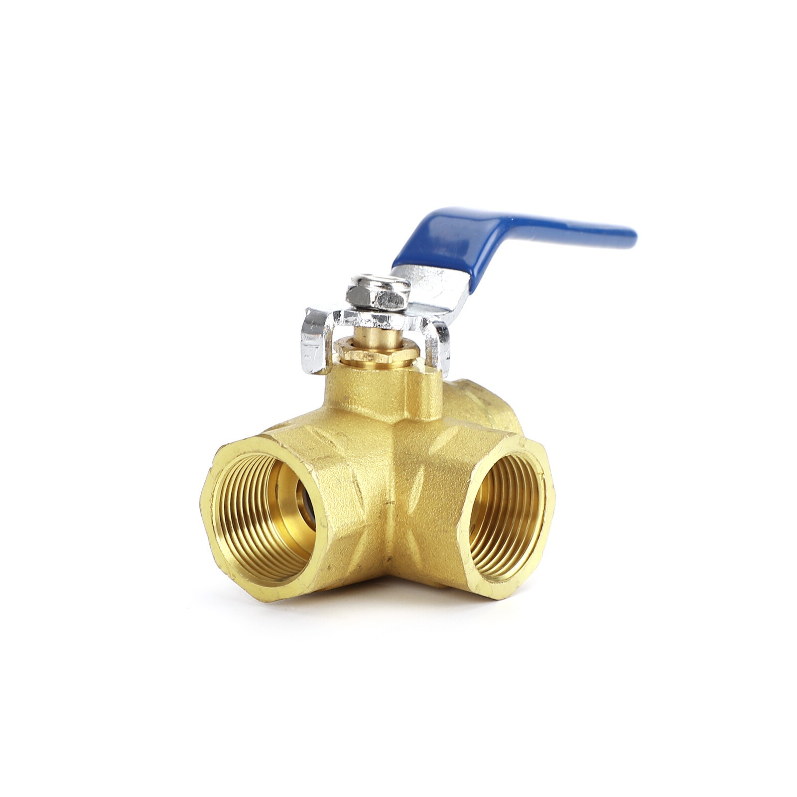 3/4″ 3 Way Ball Valve Female L Port Vinly Insulation Handle 600 WOG DN20 USA