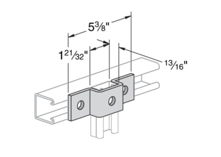 Power-Strut PS929 «U» Support Connector