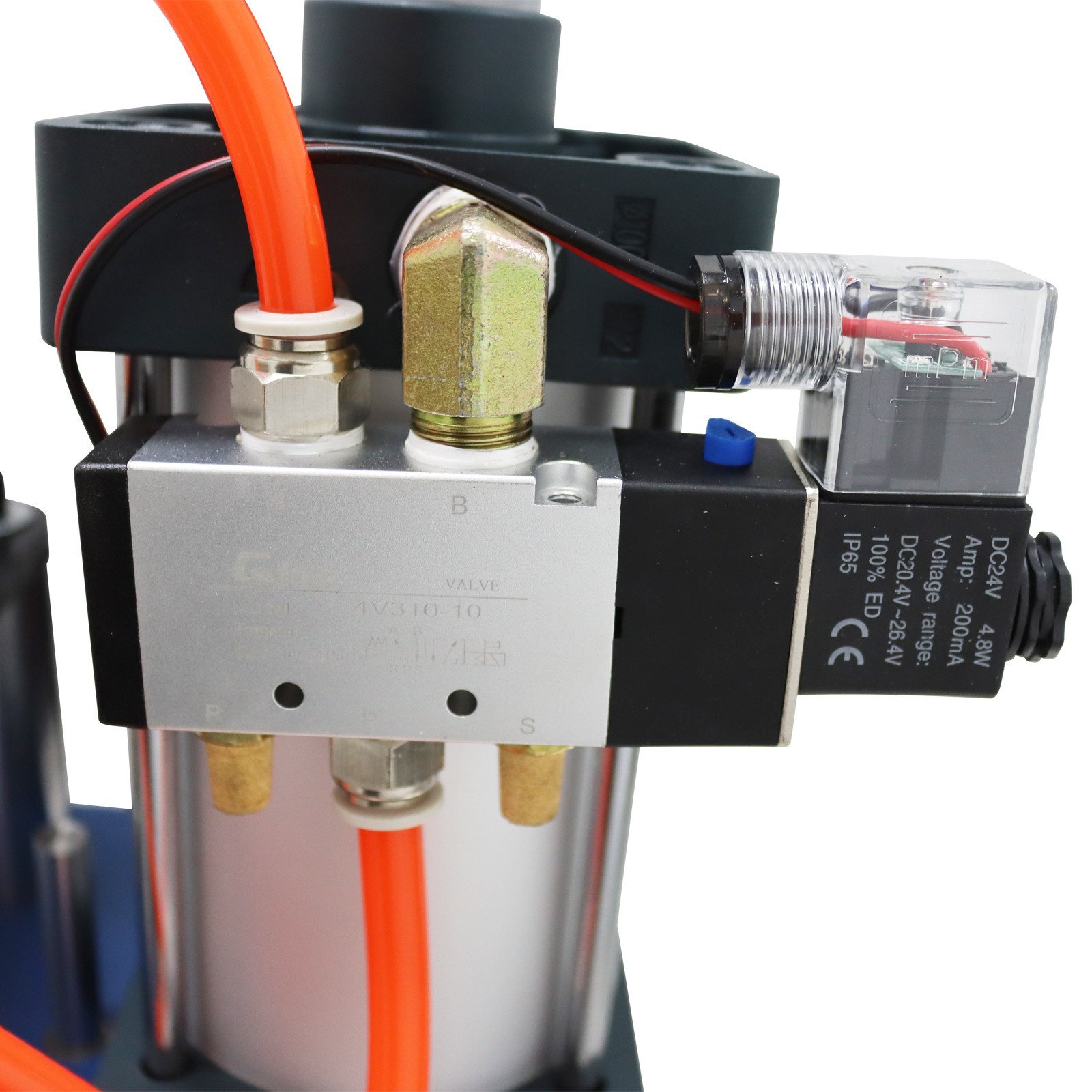 110V 1102lb/500kg Pneumatic Punch Press Machine with Controller 0.6Mpa-0.8MPa