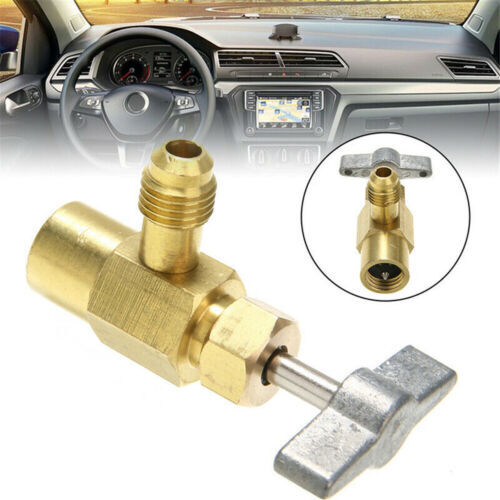 Can Tap Self-Sealing HVAC Freon Tank Adapter Valve Core Refrigerantion Tool Kit