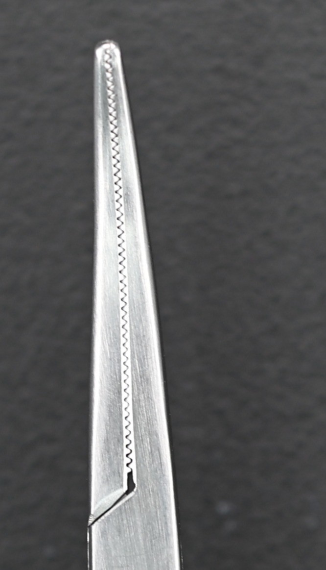 Jarit 106-121 Crile Artery Forceps, Curved, Serrated, 145mm (5.75″)