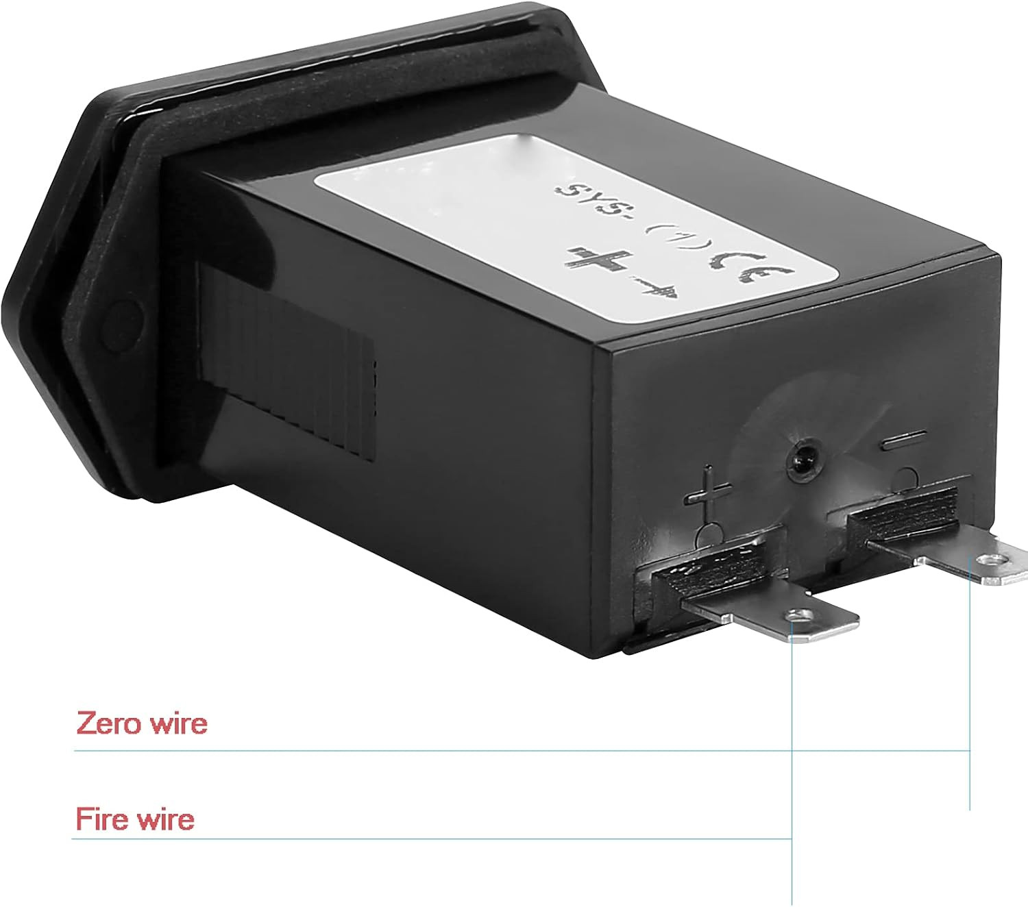 Mechanical Engine Hour Meter AC 110V 120V 220V 230V for Air Compressor Golf Cart