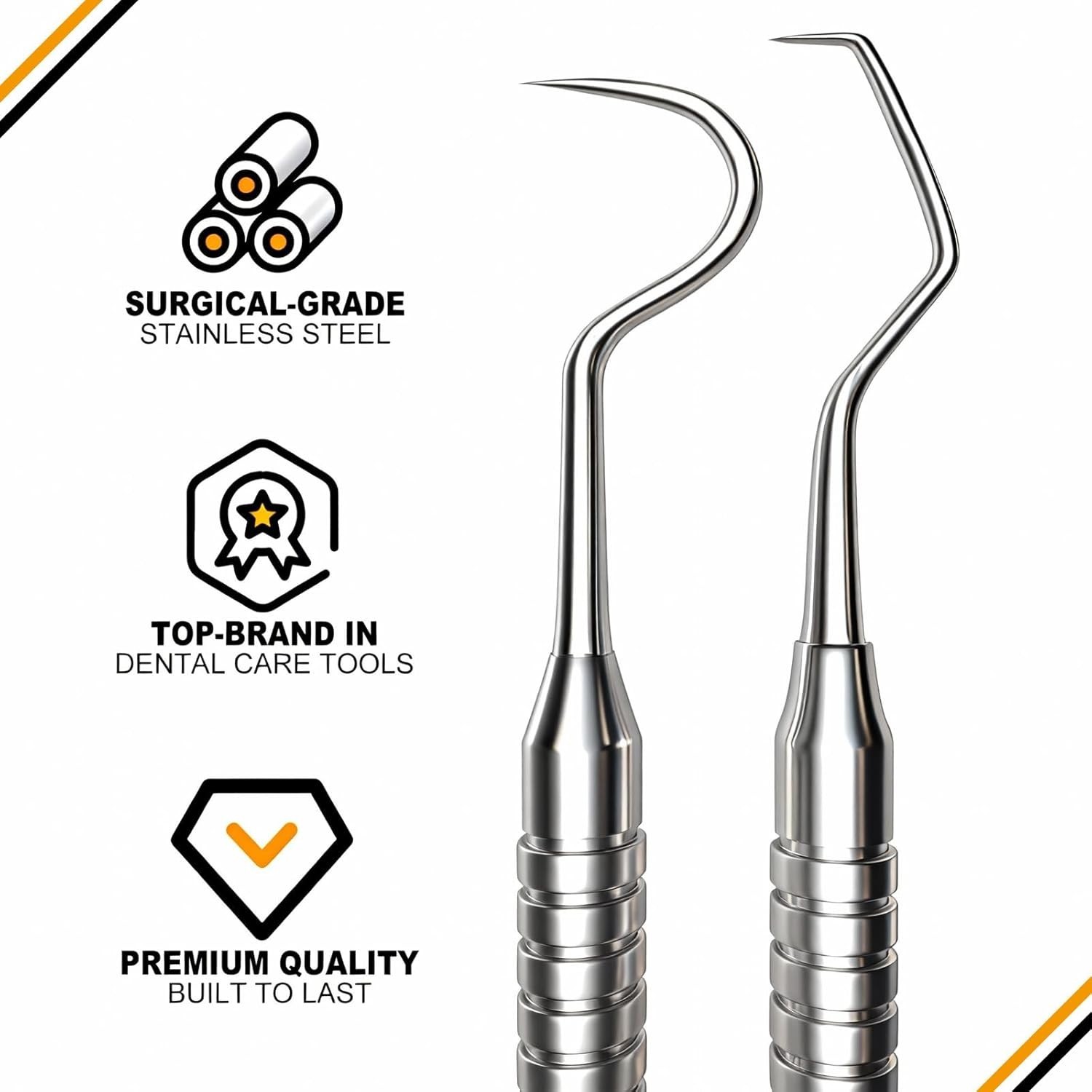 CATACC PRO Dental Tools, Dental Pick for Teeth Cleaning, Stainless Steel Hygiene