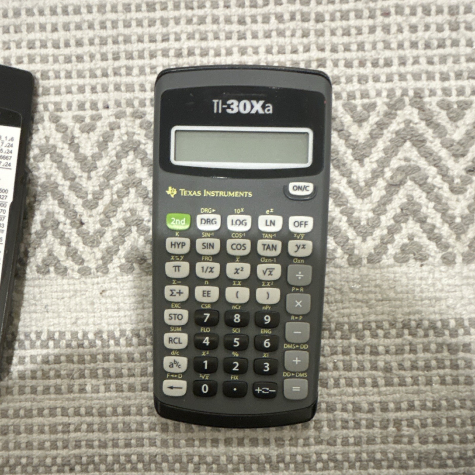 Texas Instruments TI-30Xa Scientific Handheld Calculator LCD Display Battery
