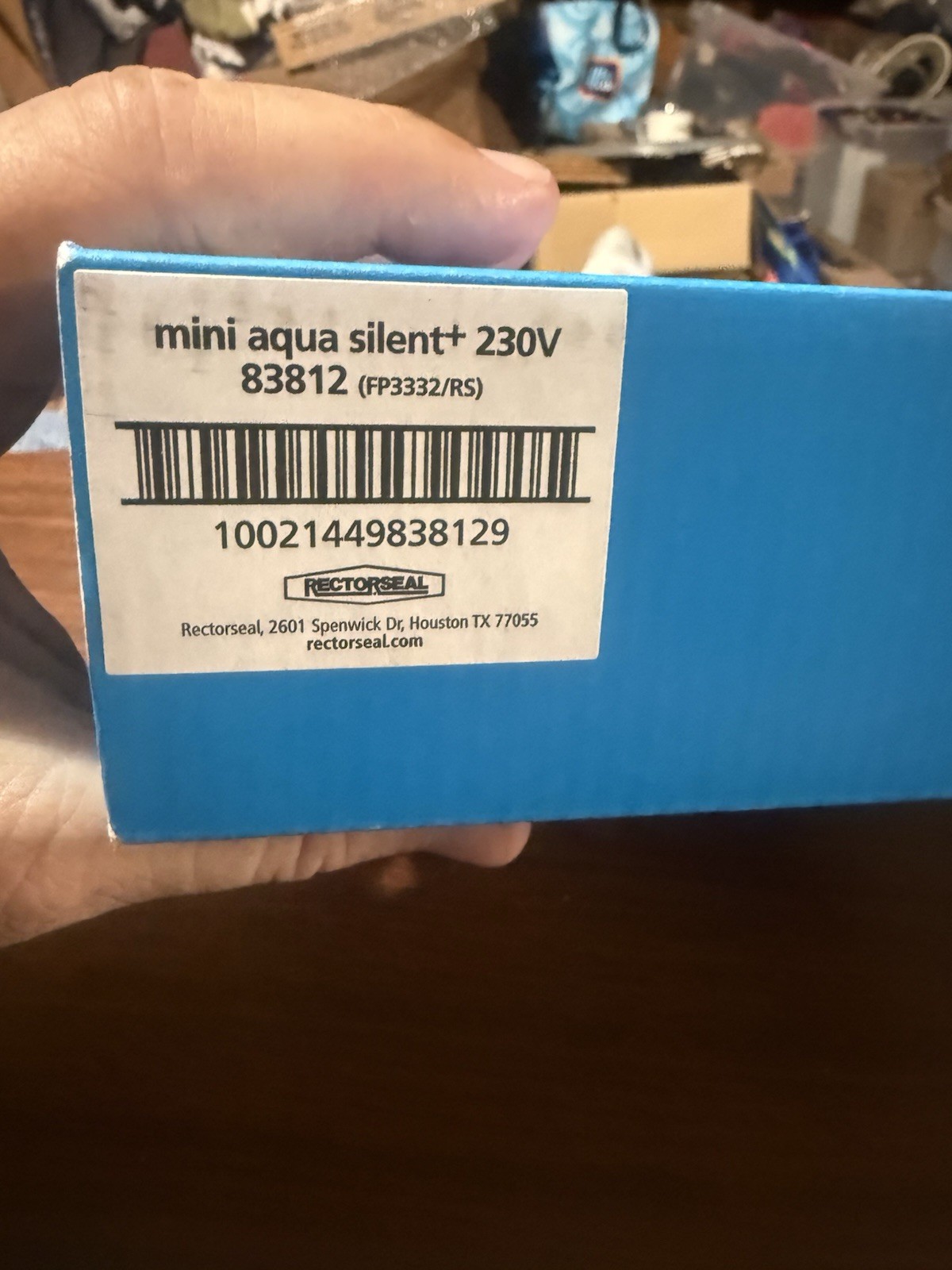 Rectorseal 83812 Aspen Mini Aqua 230 Silent Condensate Pump, Blue (NEW)