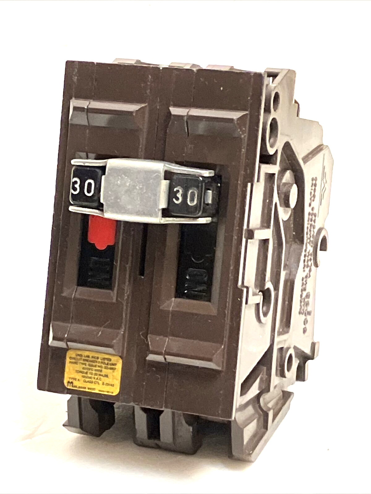 Wadsworth A230NI 30 Amp 2 Pole 2P A230 Plastic Foot Breaker A230B BIG BODY