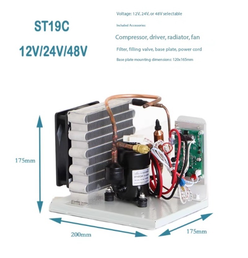 ST19C Micro-compressor Small Refrigerator Air-conditioner Refrigeration Unit