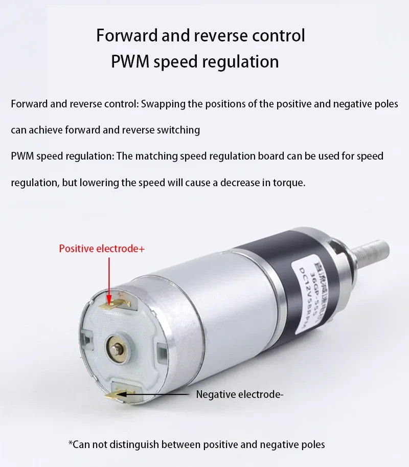 100KGF.CM 36-555 M8 Screw DC Reduction planetary 12V24V Encoder Gear Motor