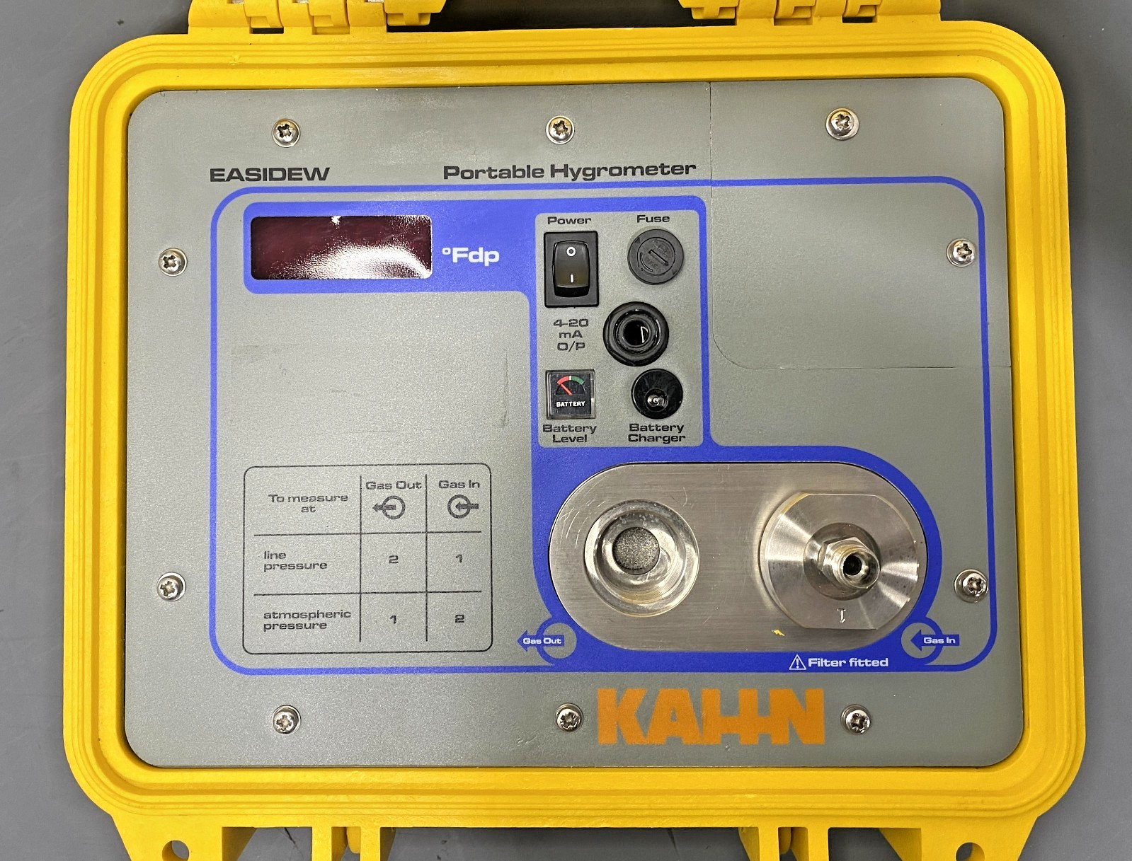 Kahn Easidew Portable Hygrometer 75-5489 Moisture Spot-Checker No Power